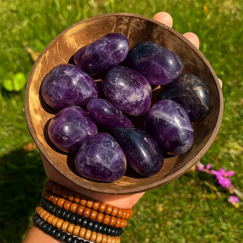 5pcs natural amethyst - 5pcs,