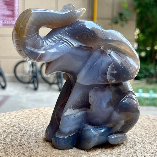 Natural stone elephant - lb,